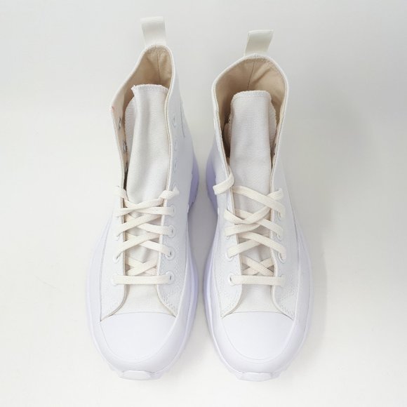 NEW Converse Run Star Hike Hi All White Platform Shoe Sneaker Women's Size 7.5-9 - Picture 7 of 9